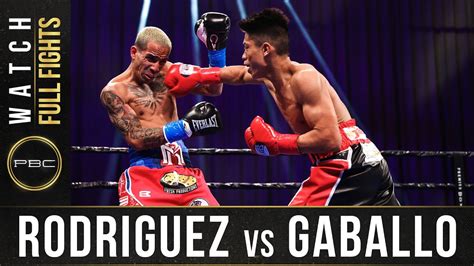 paramountplus rodriguez vs gaballo fight showtime|Rodriguez vs Gaballo FULL FIGHT: December 19, 2020 .